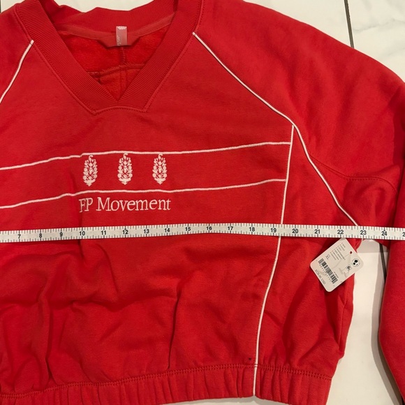 NWT Free People x FP Movement Seeing Double Shorts Set in Red Berry - Picture 13 of 16